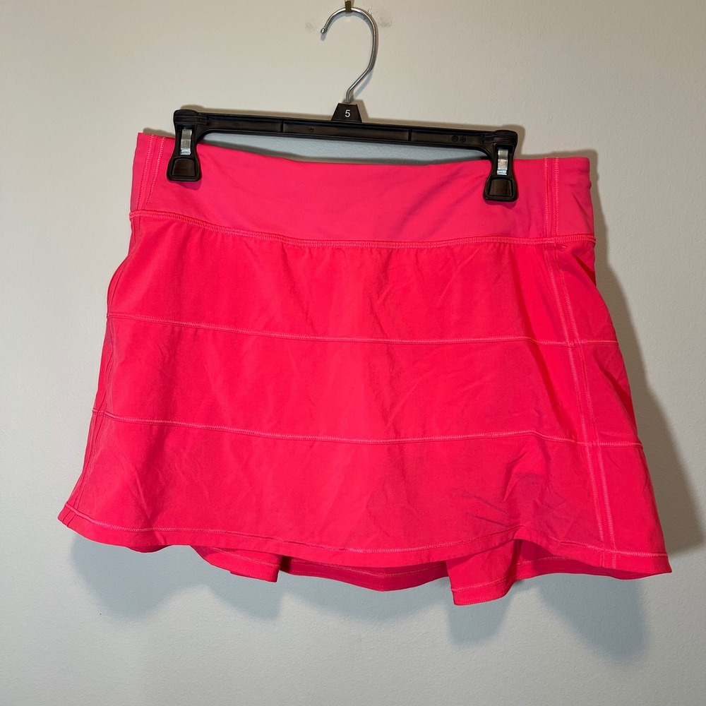 Lululemon Pace Rival Skirt Pink Athletic Tennis Skort Size 8